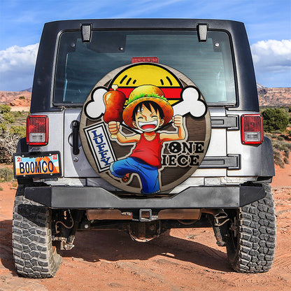 One Piece Luffy Wood Anime Jeep Car Spare Tire Cover