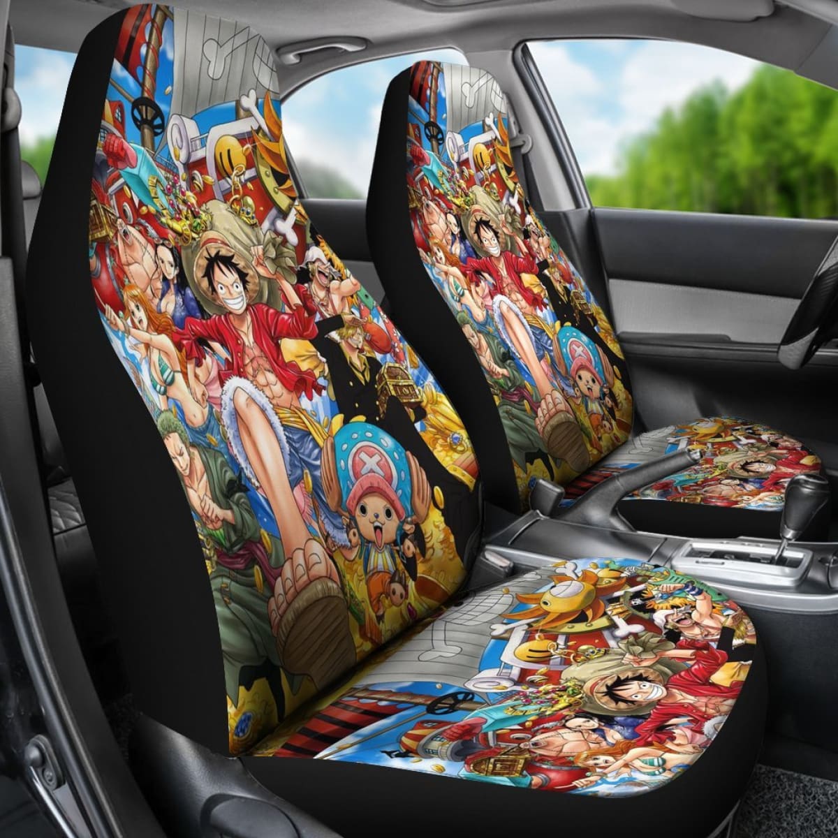 One Piece Poster Seat Covers 1 Amazing Best Gift Ideas 2020 Universal Fit 090505