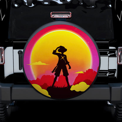 One Piece Sunset Car Spare Tire Cover