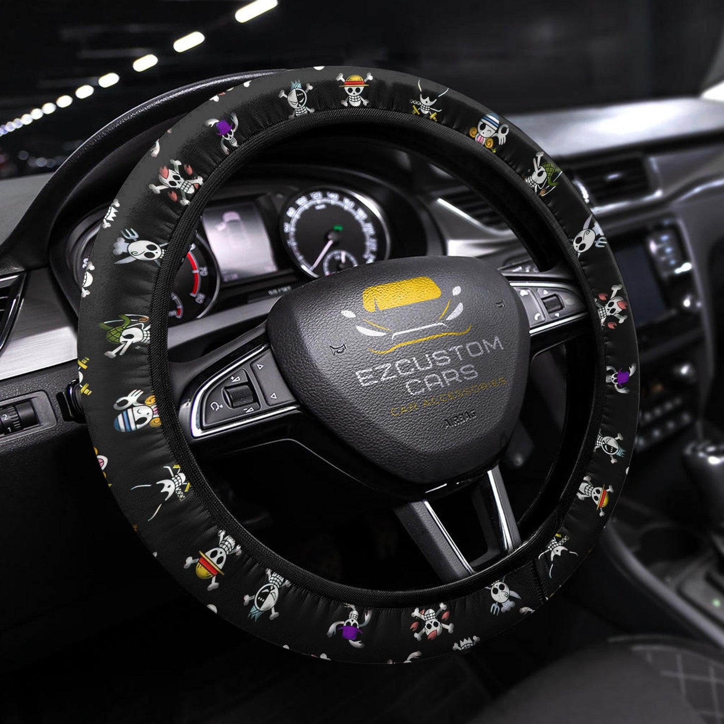 One Piece steering wheel cover