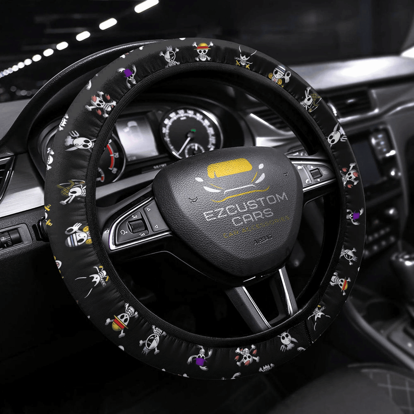 One Piece steering wheel cover