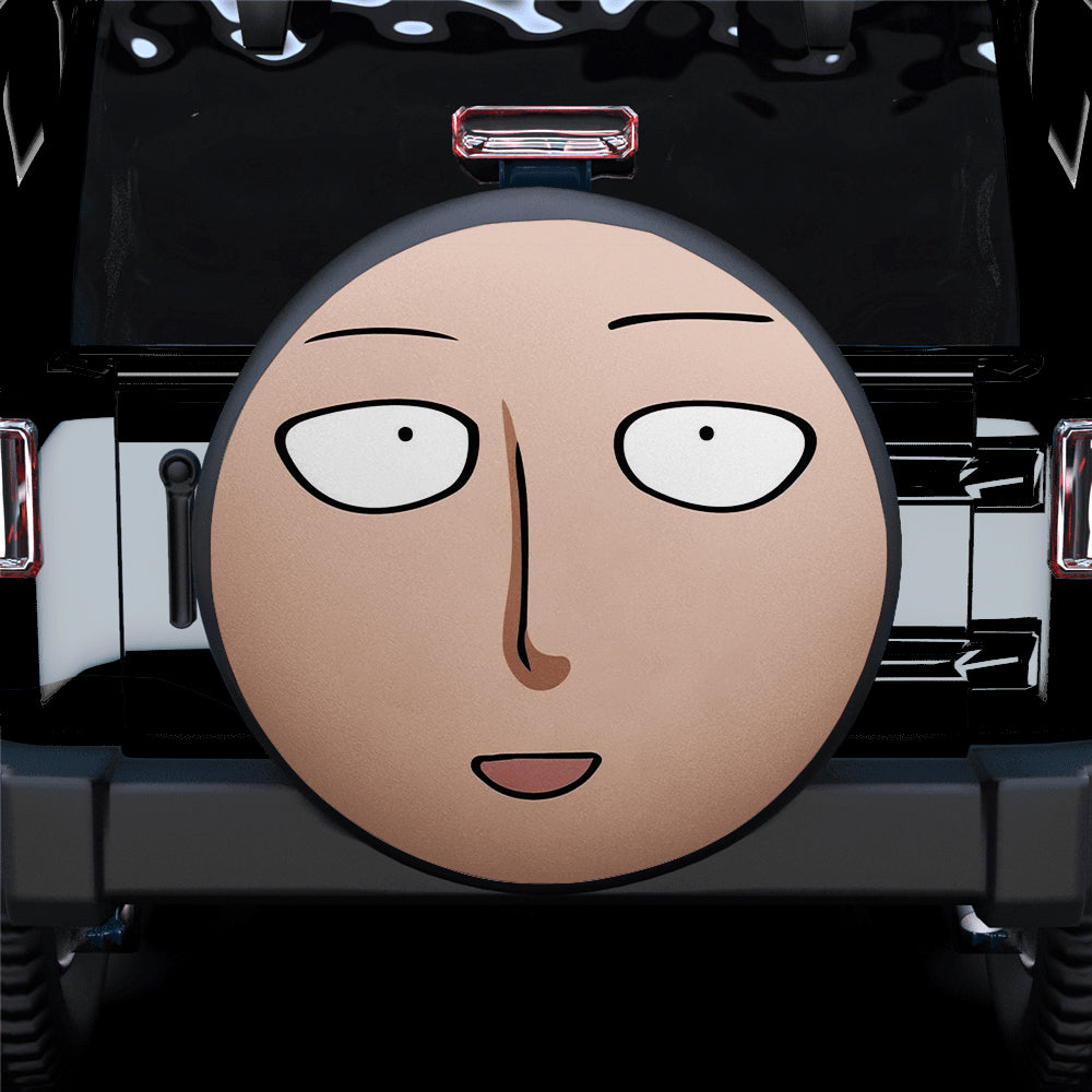 One Punch Man Face Car Spare Tire Cover