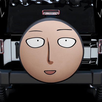 One Punch Man Face Car Spare Tire Cover
