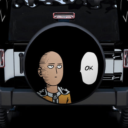 One Punch Man Funny Car Spare Tire Cover