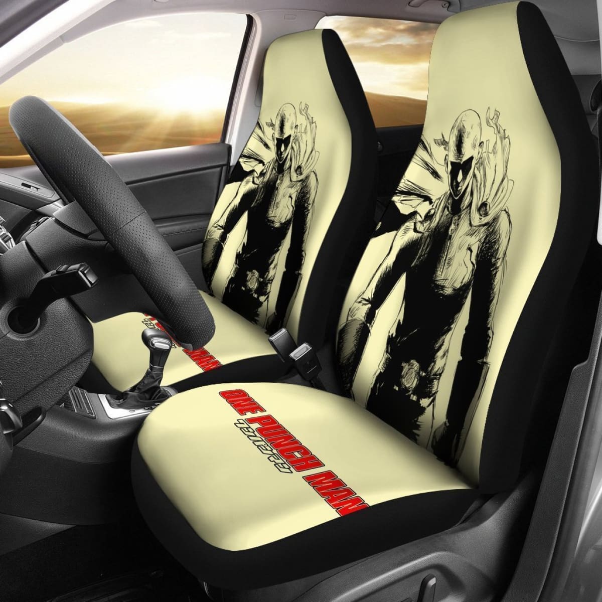 One Punch Man Gift Car Seat Covers Lt03 Universal Fit 225721