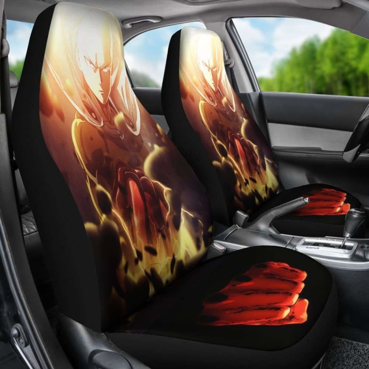 One Punch Man Saitama Seat Covers 101719 Universal Fit