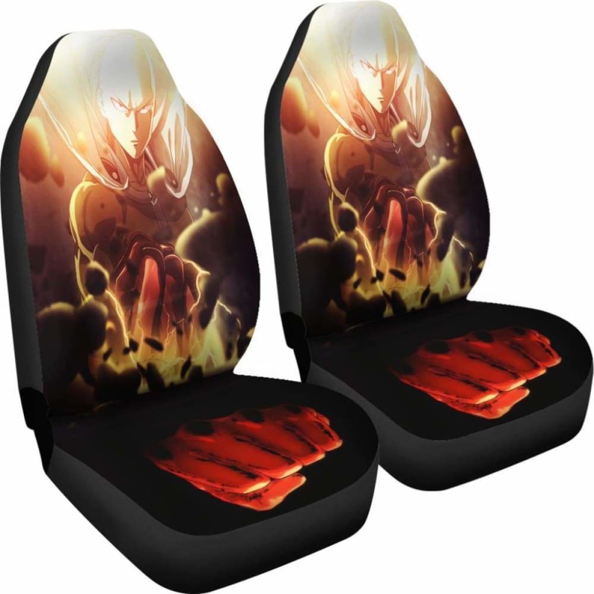 One Punch Man Saitama Seat Covers 101719 Universal Fit