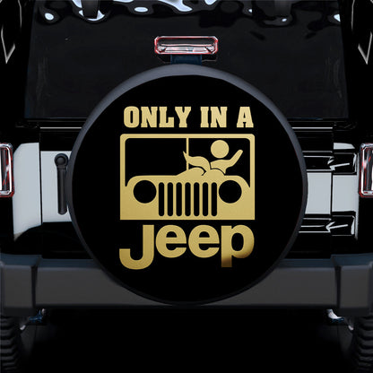 Only In A Funny Couple Inside Jeep Car Spare Tire Cover