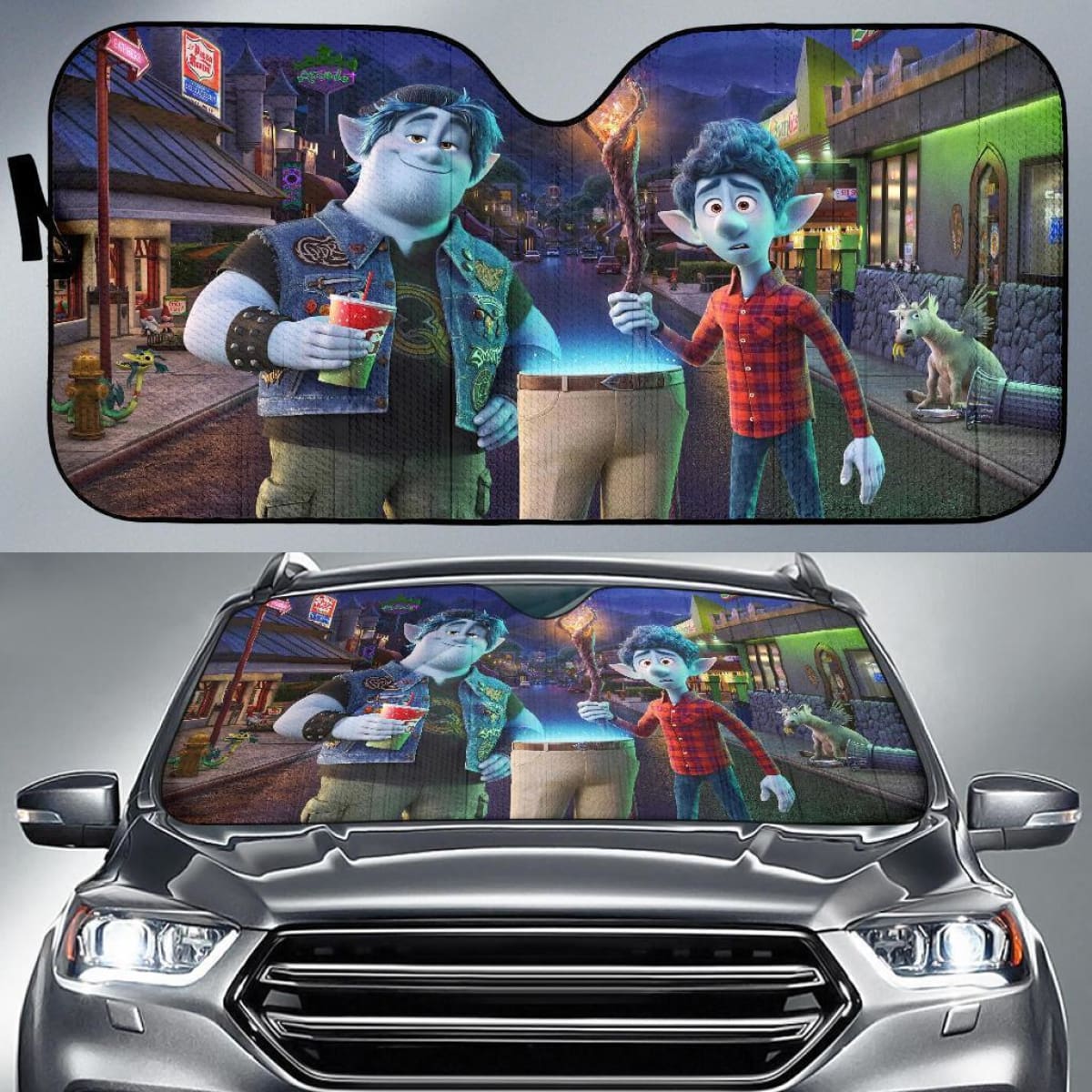 7 Onward Car Sun Shade Universal Fit 225311