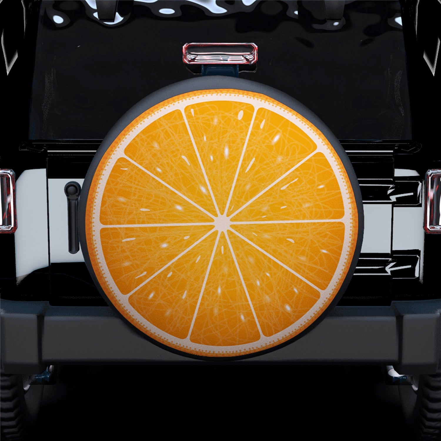 Orange Art Spare Tire Cover
