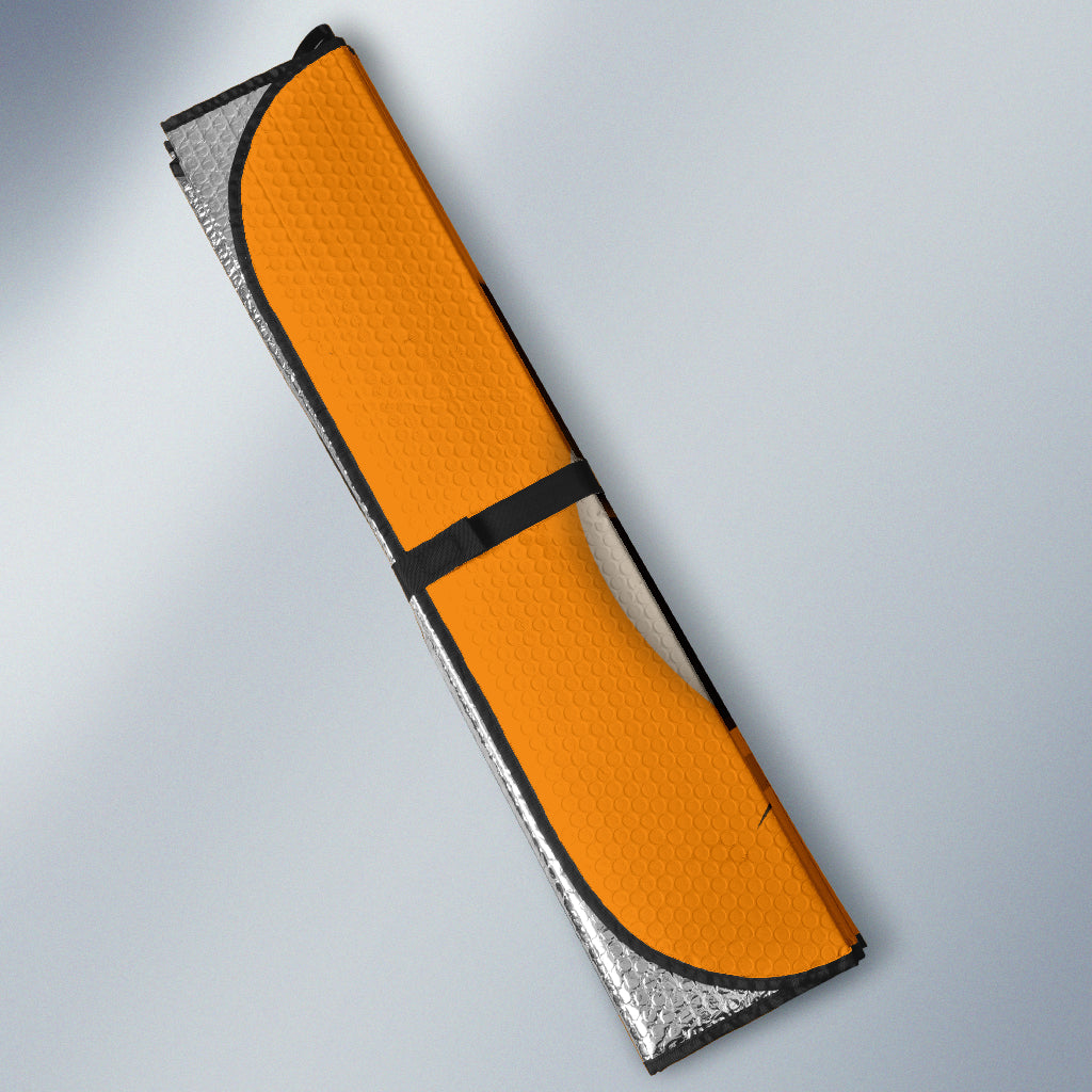 Orange Challenging Cartoon Eyes Car Auto Sun Shades Windshield Accessories Decor Gift
