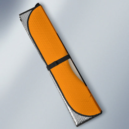 Orange Challenging Cartoon Eyes Car Auto Sun Shades Windshield Accessories Decor Gift