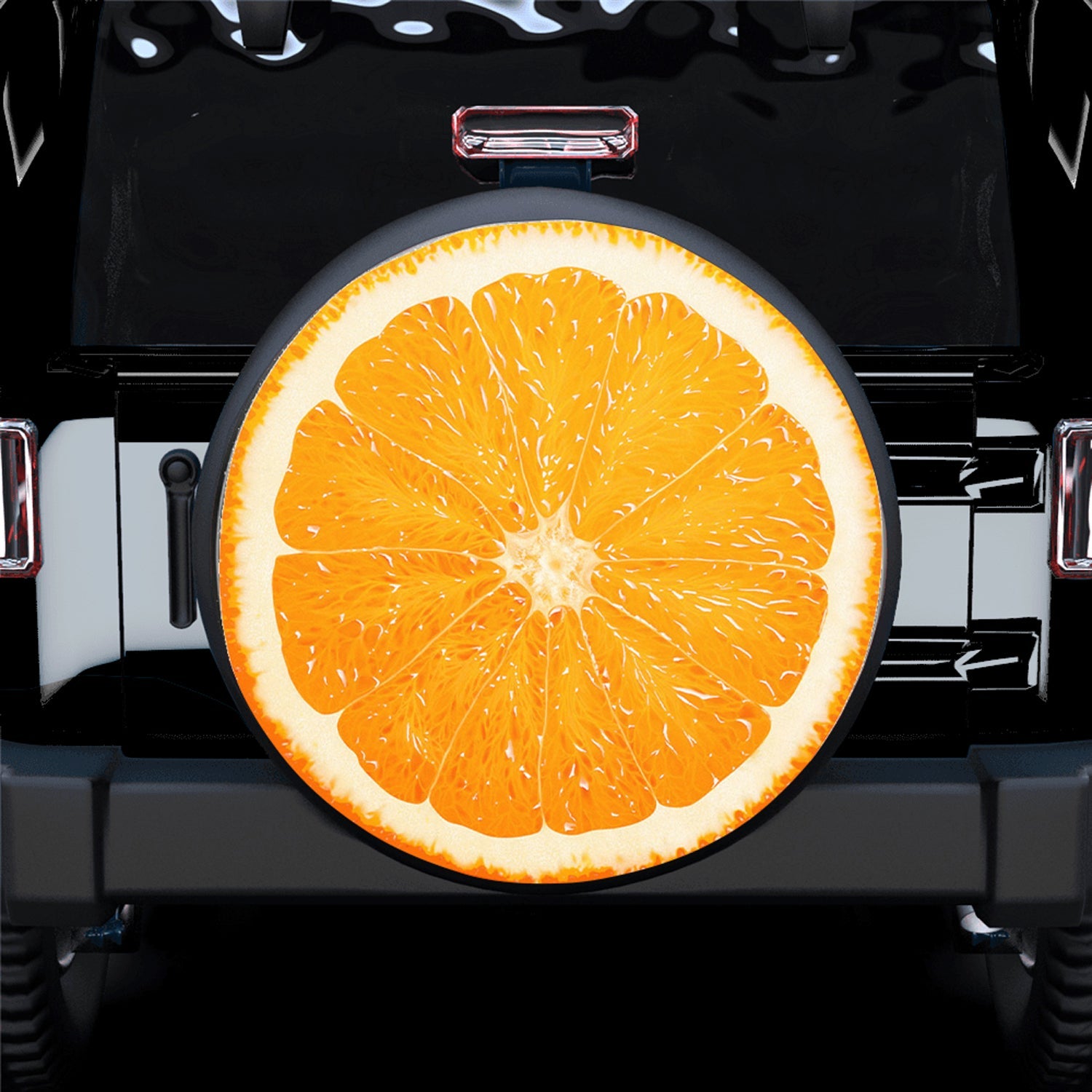 Orange Spare Tire Cover