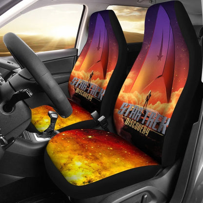 Orange Star Trek Space Ship Discovery Car Seat Covers Nh06 Universal Fit 225721