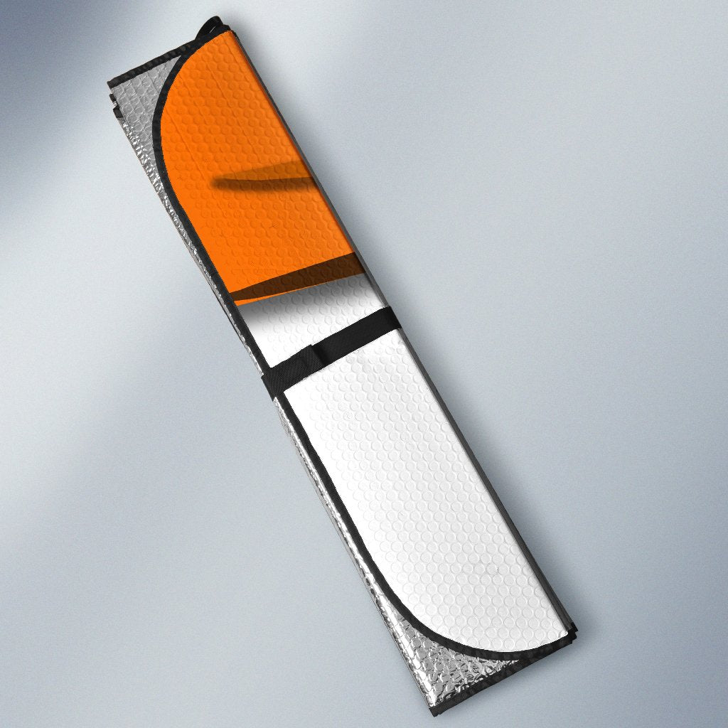 Orange Unwelcome Car Eyes Sun Shade Custom Car Accessories