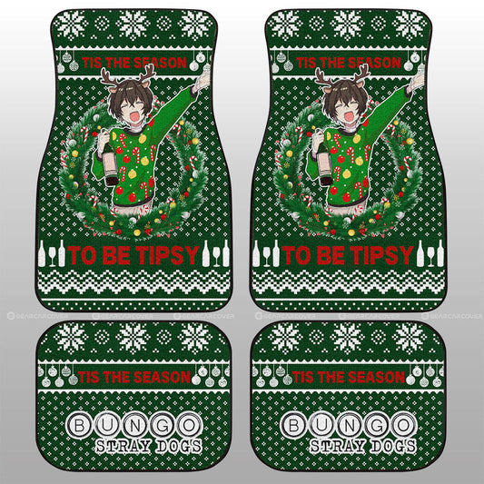 Osamu Dazai Car Floor Mats Custom Car Accessories