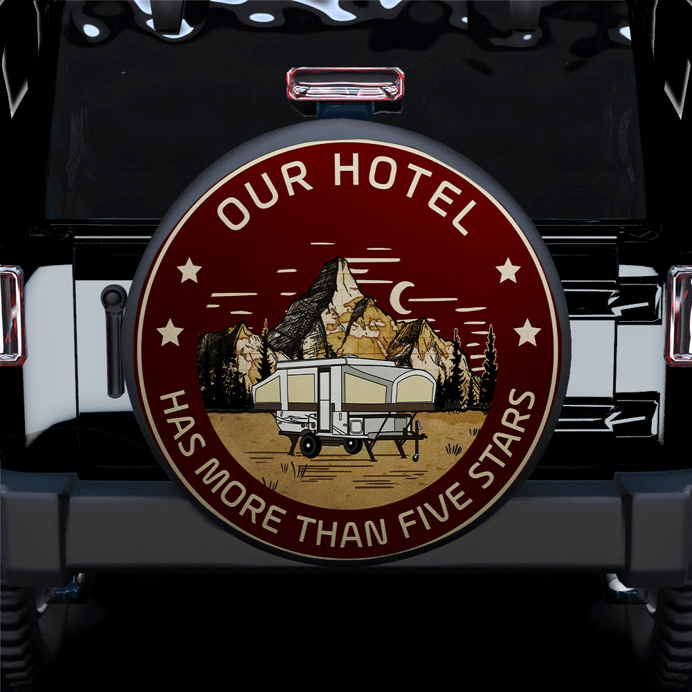 Our Hotel Has More Than Five Stars Jeep Car Spare Tire Cover