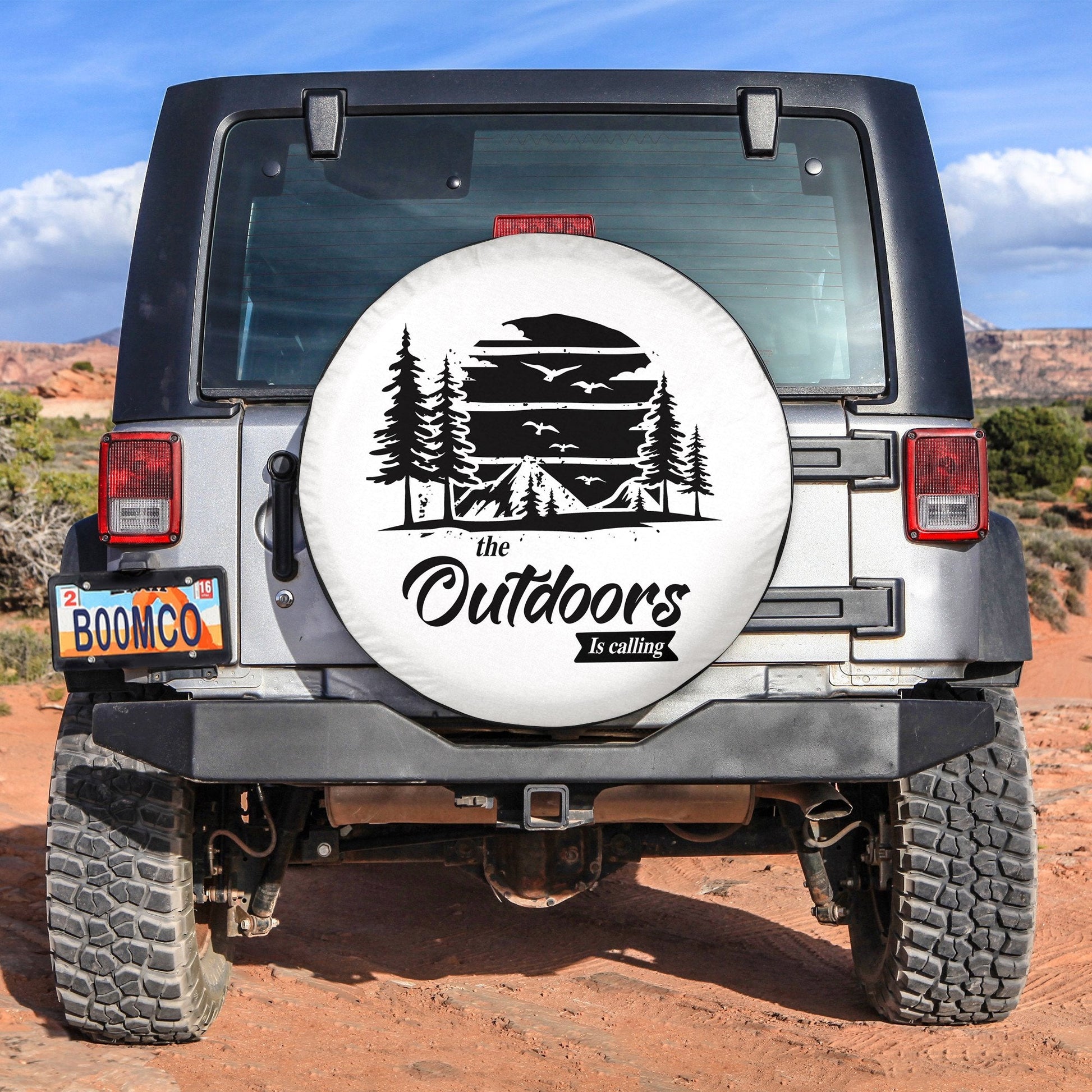 Outdoor Calling Camping Spare Tire Cover