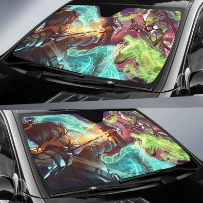 Overwatch Car Sun Shade 918b Universal Fit