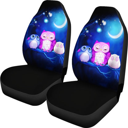 Owl Cute Night Car Seat Cover