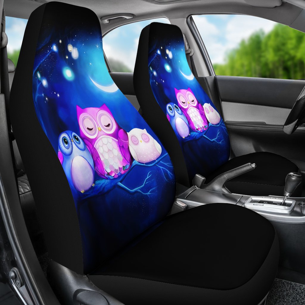 Owl Cute Night Car Seat Cover