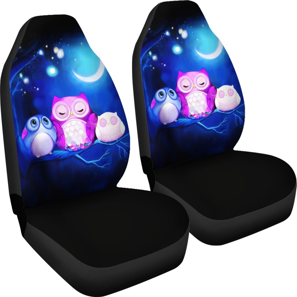 Owl Cute Night Car Seat Cover