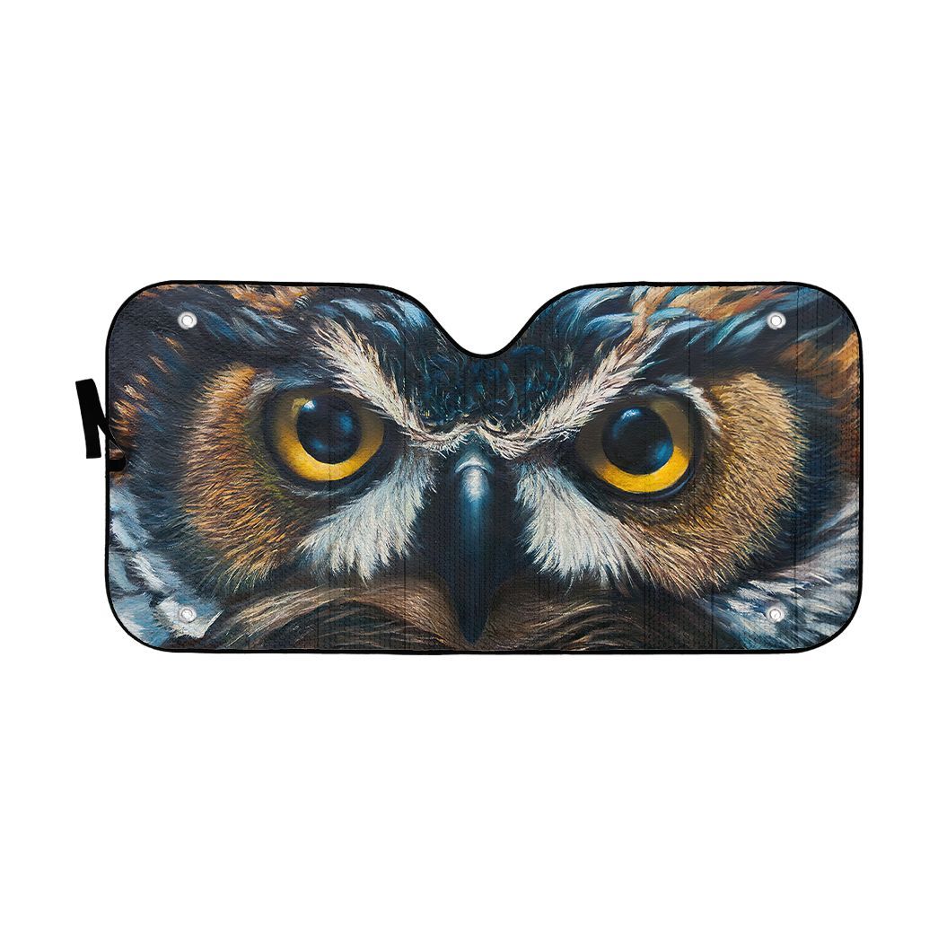 Gearhuman 3D Owl Eyes Car Sunshade