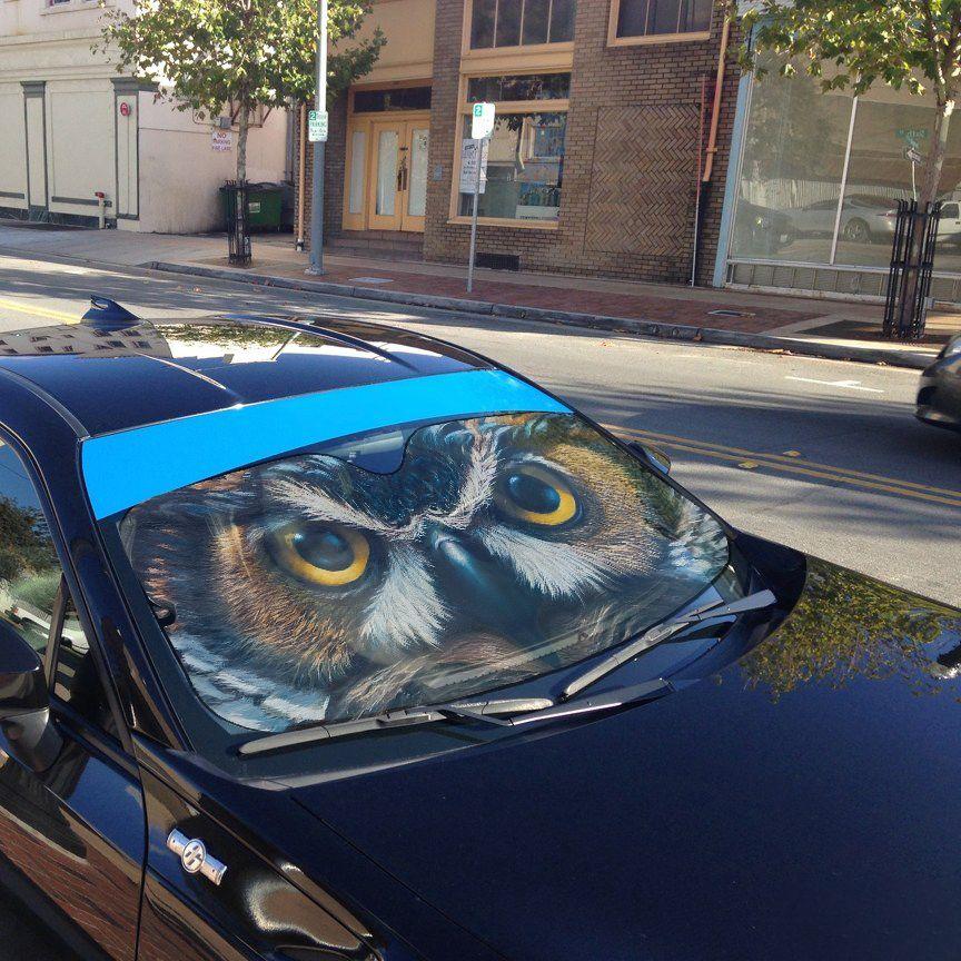 Gearhuman 3D Owl Eyes Car Sunshade