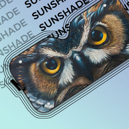 Gearhuman 3D Owl Eyes Car Sunshade