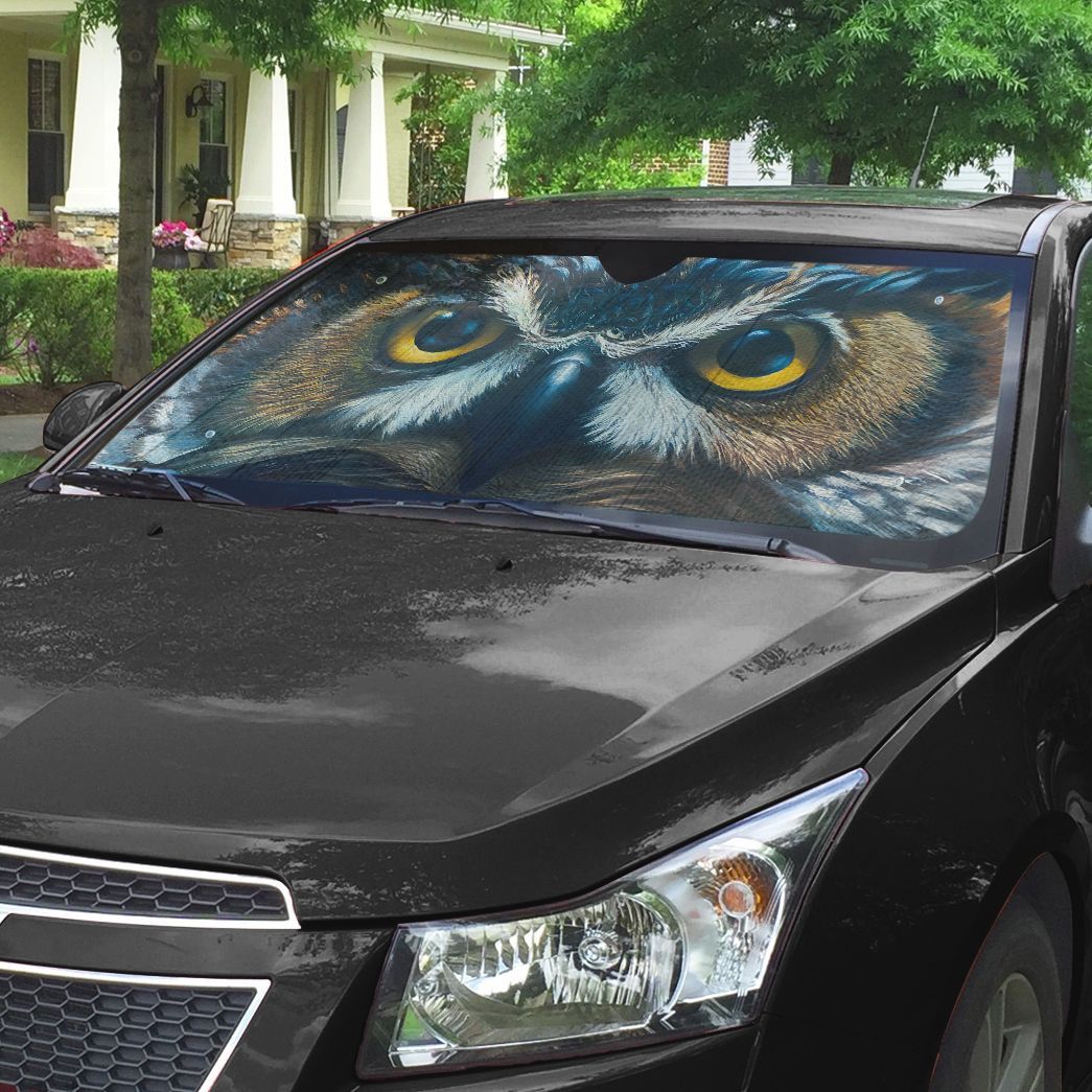 Gearhuman 3D Owl Eyes Car Sunshade