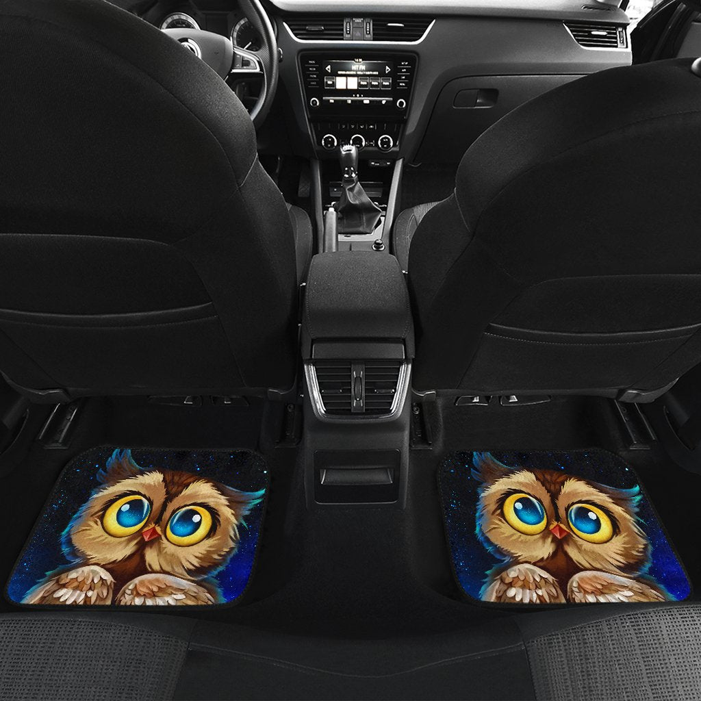 Owl Front And Back Front And Back Car Mats (Set Of 4) 1