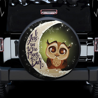 Owl Moon Cute Spare Tire Cover
