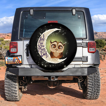 Owl Moon Cute Spare Tire Cover