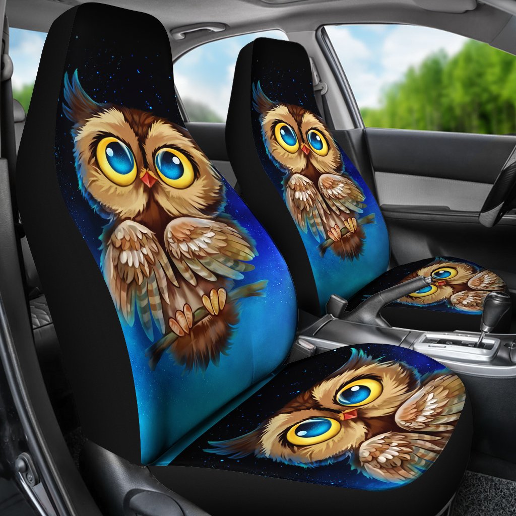 Owl Premium Custom Car Seat Covers 6 Car Decor Car Protector