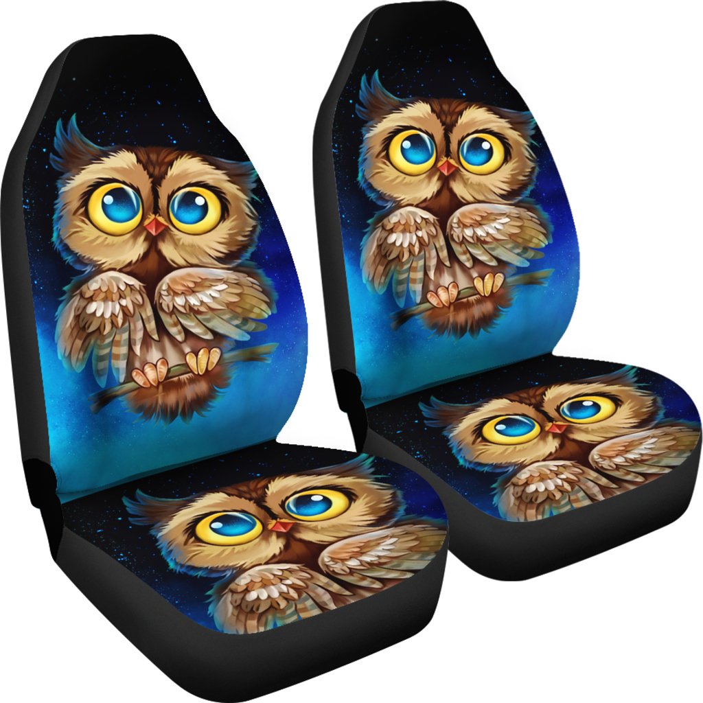 Owl Premium Custom Car Seat Covers 6 Car Decor Car Protector