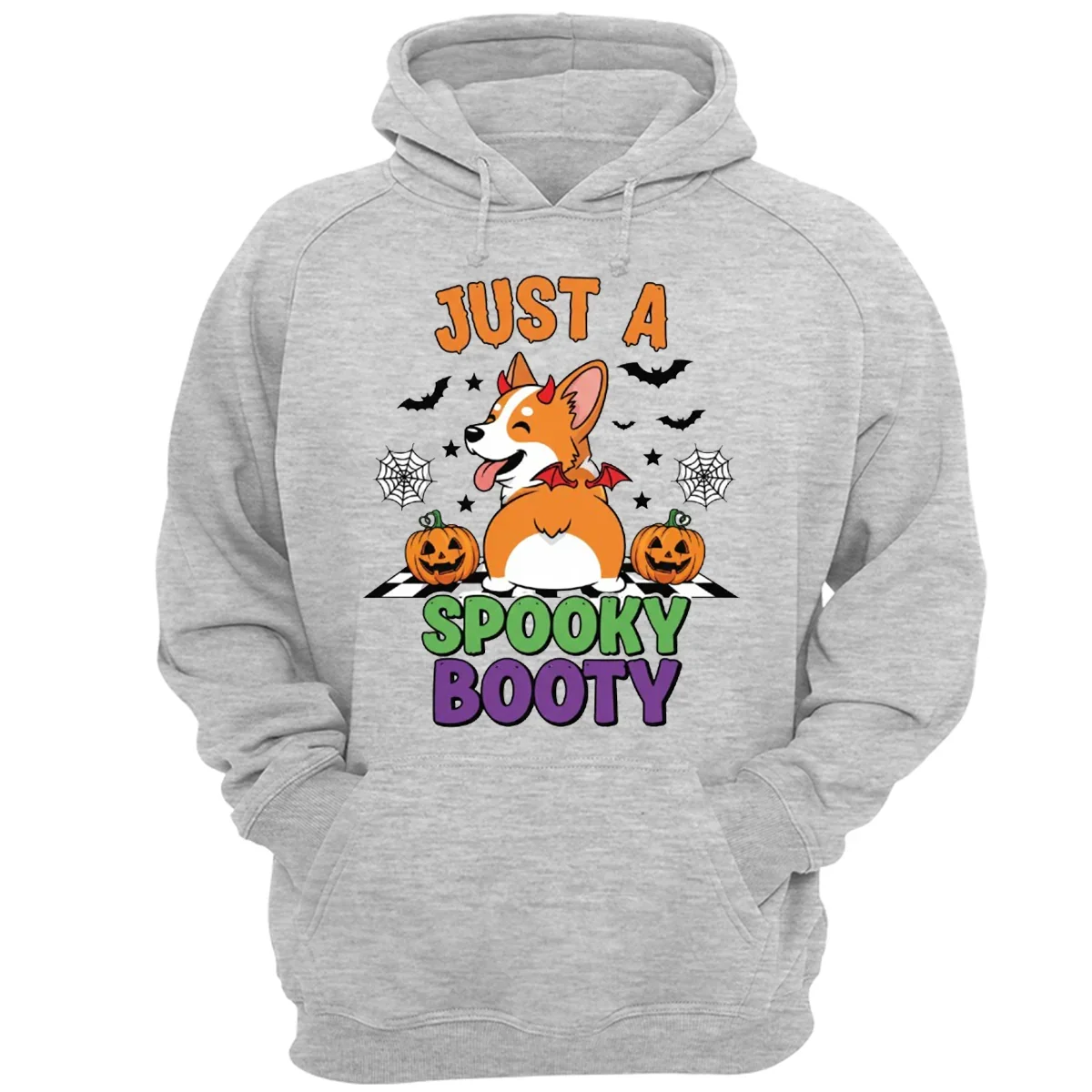 Just a Spooky Booty Corgi Halloween T-Shirt – Funny Dog Lover Tee