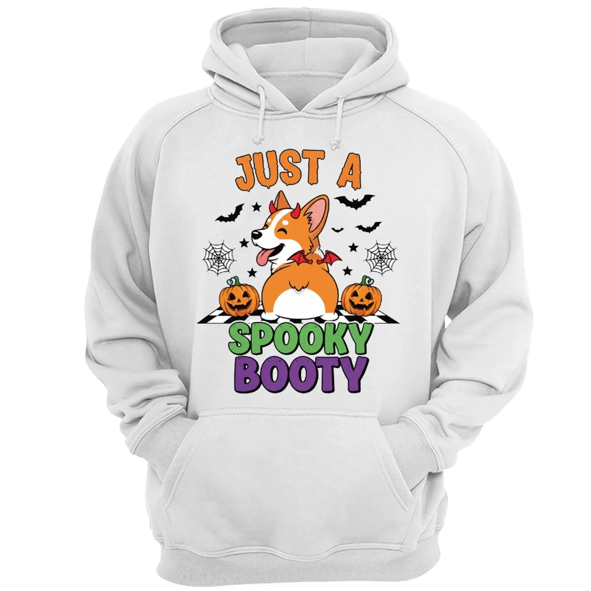 Just a Spooky Booty Corgi Halloween T-Shirt – Funny Dog Lover Tee