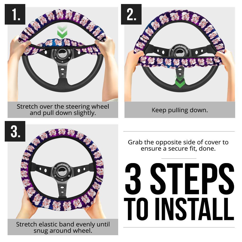 Palkia Anime Custom Car Steering Wheel Cover