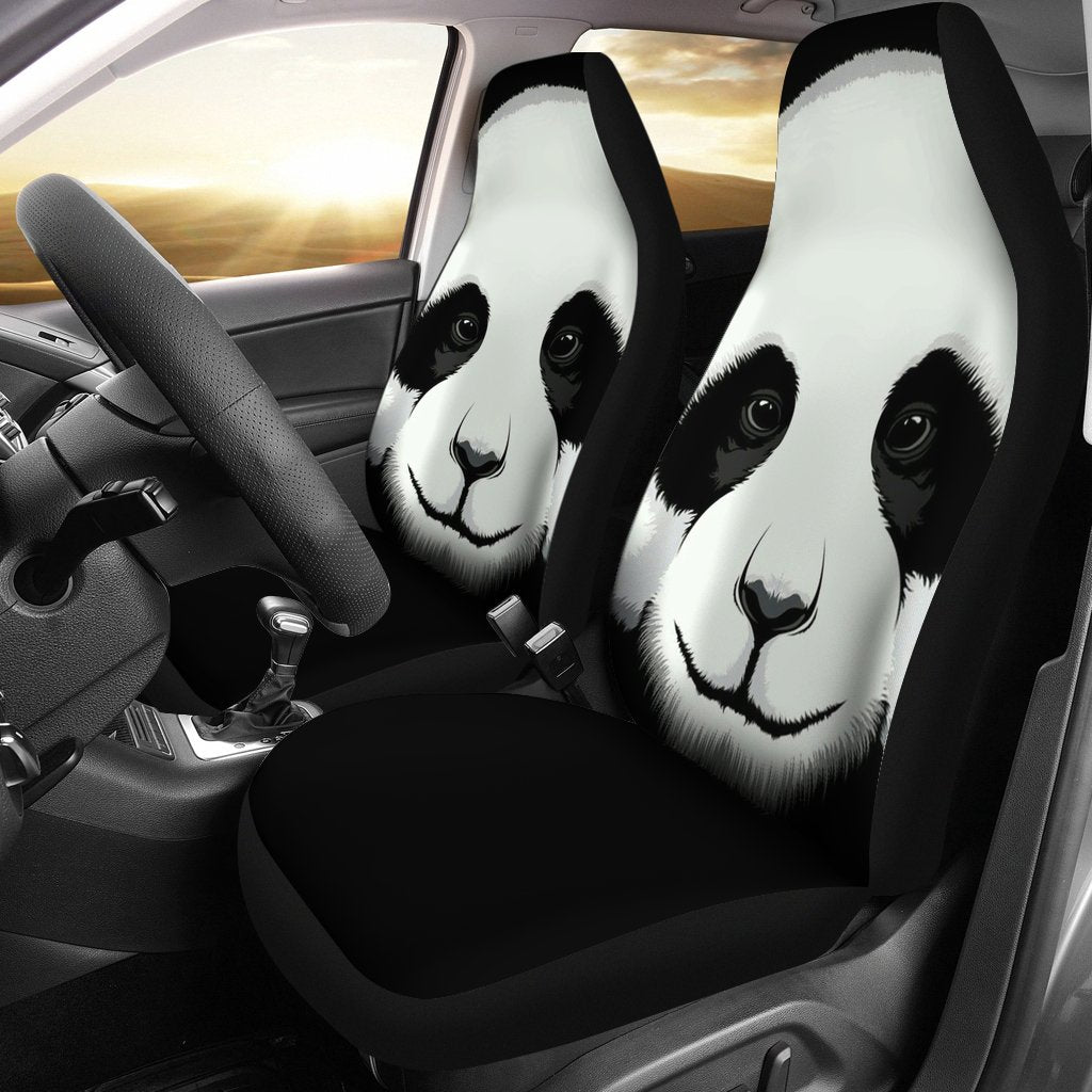 Panda 3D Car Seat Covers