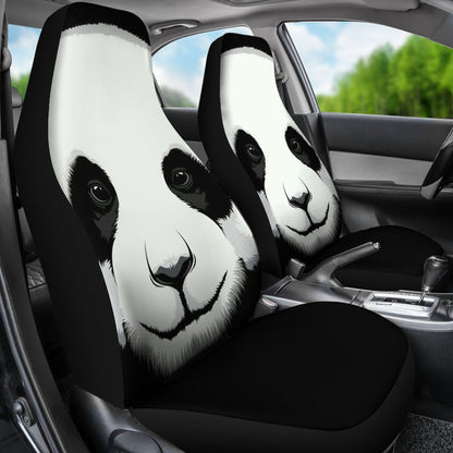 Panda 3D Car Seat Covers