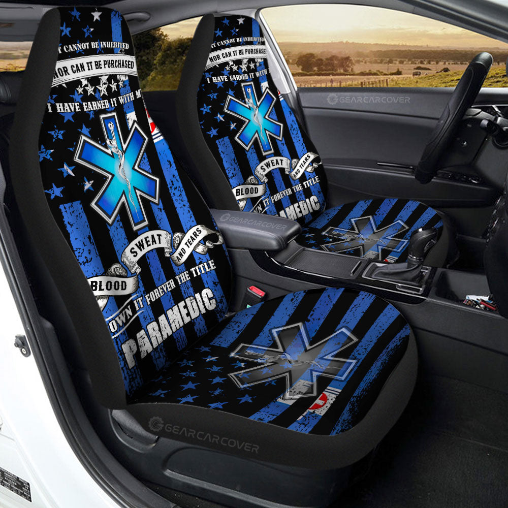 Paramedic Car Seat Covers Custom Car Accessories