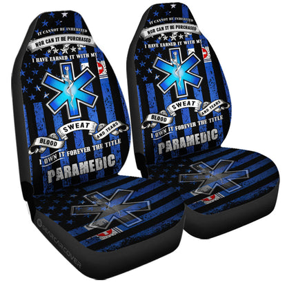 Paramedic Car Seat Covers Custom Car Accessories