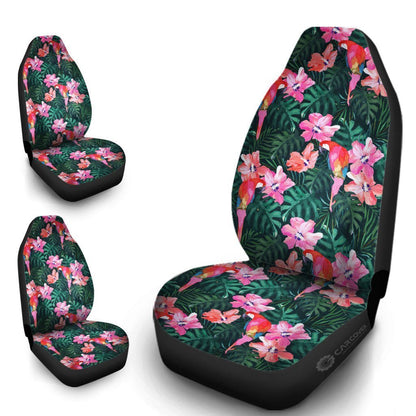 Parrot Car Seat Covers Custom Hawaiian Tropical Car Accessories