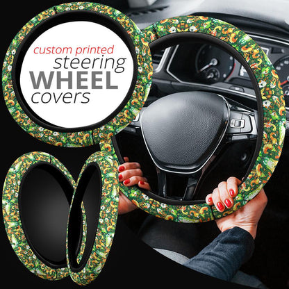 Pattern Car Steering Wheel Cover