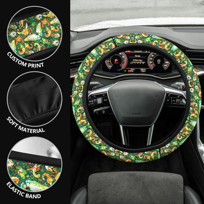 Pattern Car Steering Wheel Cover