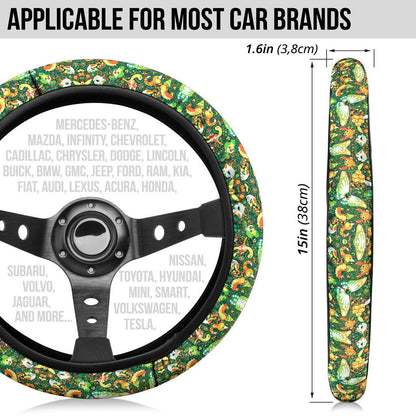 Pattern Car Steering Wheel Cover