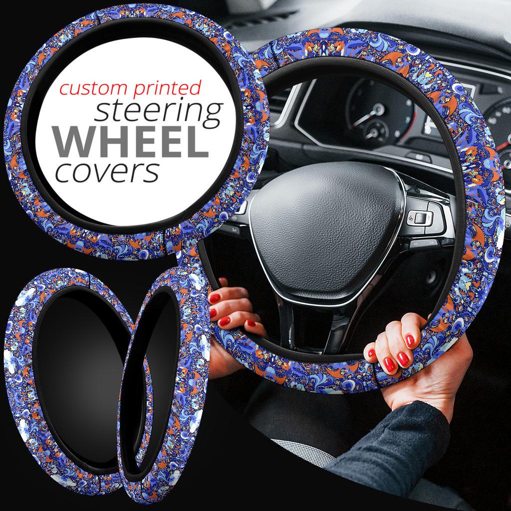 Pattern Dragon Car Steering Wheel Cover 1