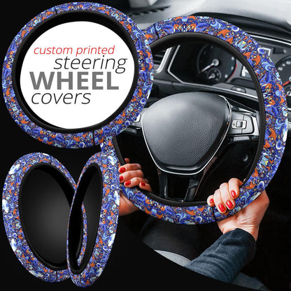 Pattern Dragon Car Steering Wheel Cover 1