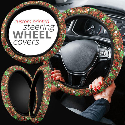Pattern Forest Car Steering Wheel Cover