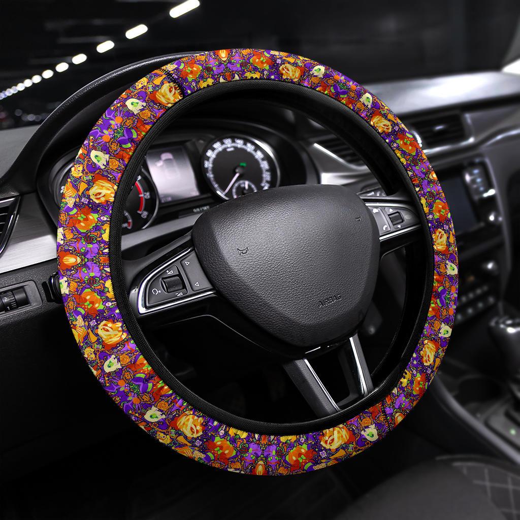 Pattern Halloween Car Steering Wheel Cover